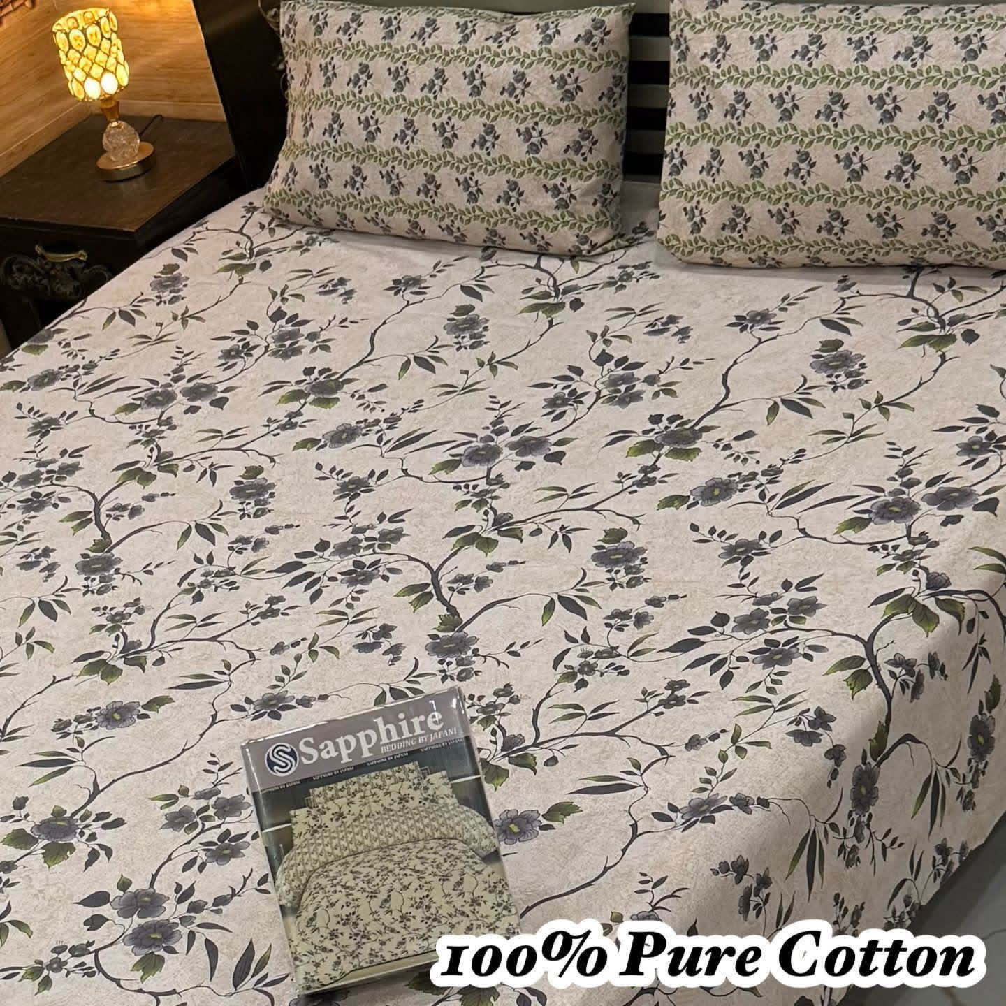 Premium Cotton Bedsheet Set (3PC)