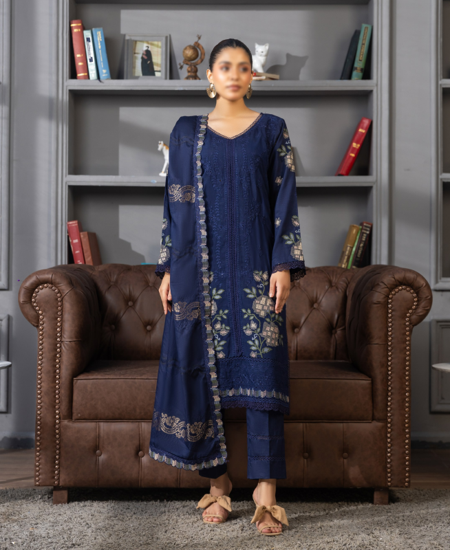 Fantak — TASSUR Vol.02 | Luxury Fancy Doriya Viscose Embroidered Suit