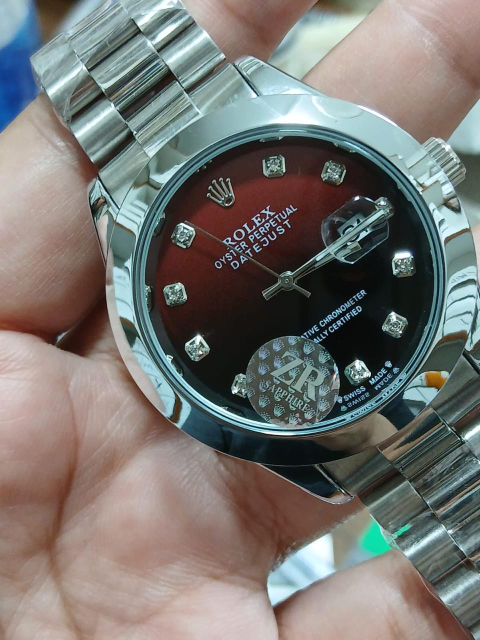 RLX Premium Date Watch – Two Tone & Silver Edition for Men