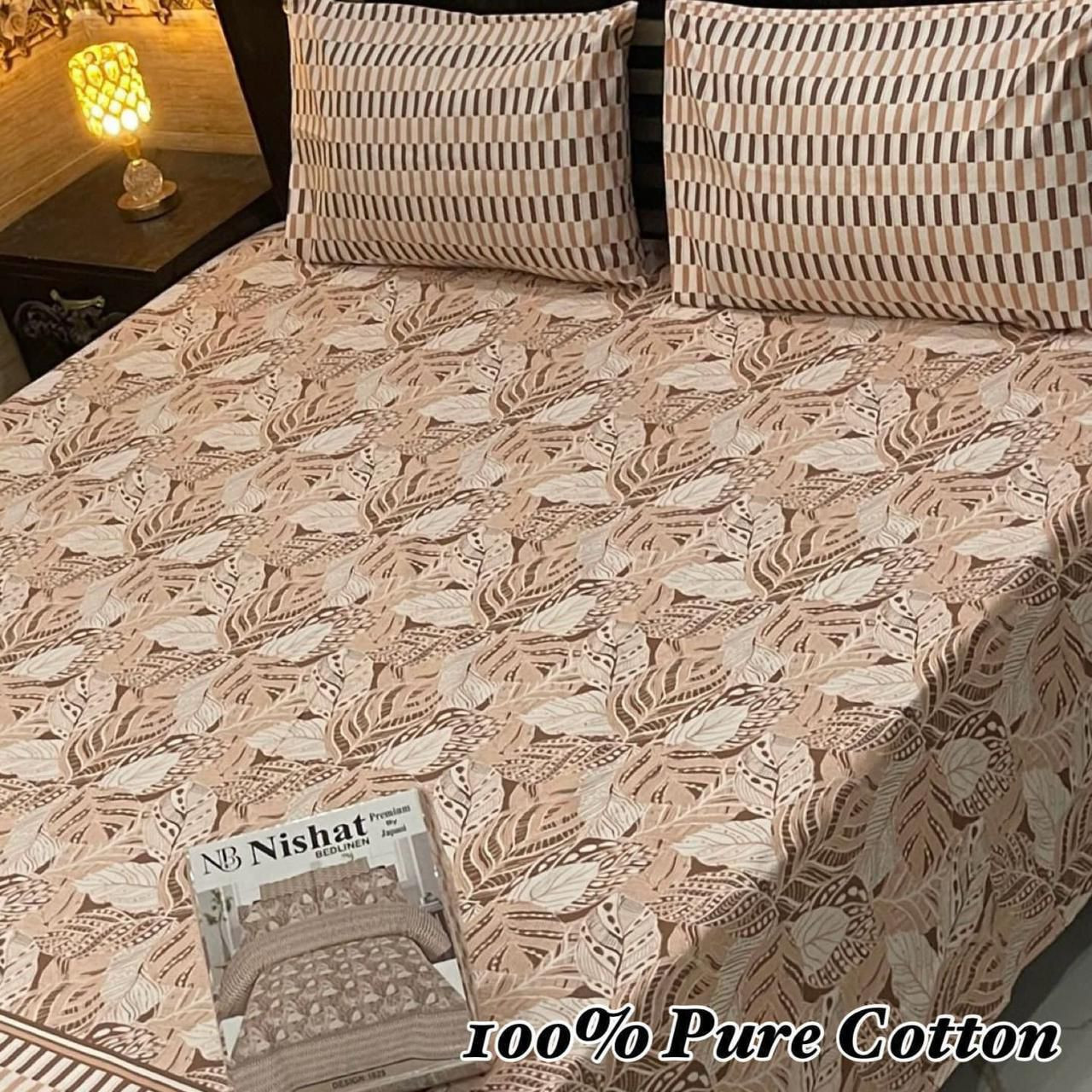 Premium Cotton Bedsheet Set (3PC)