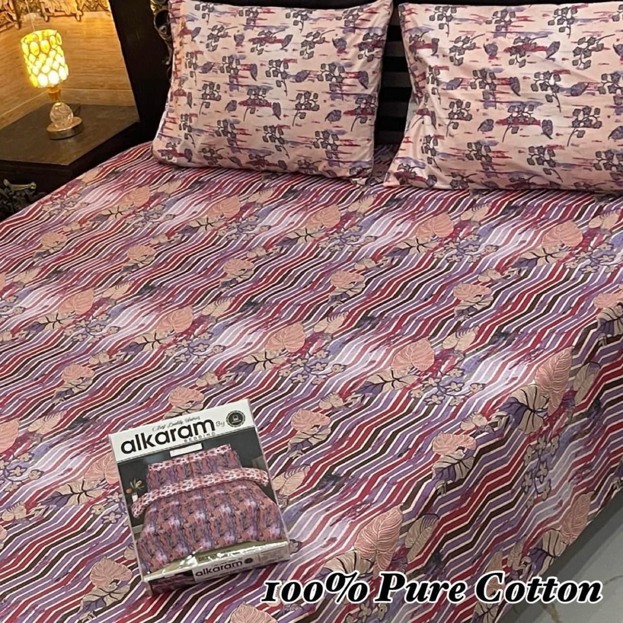 Premium Cotton Bedsheet Set (3PC)