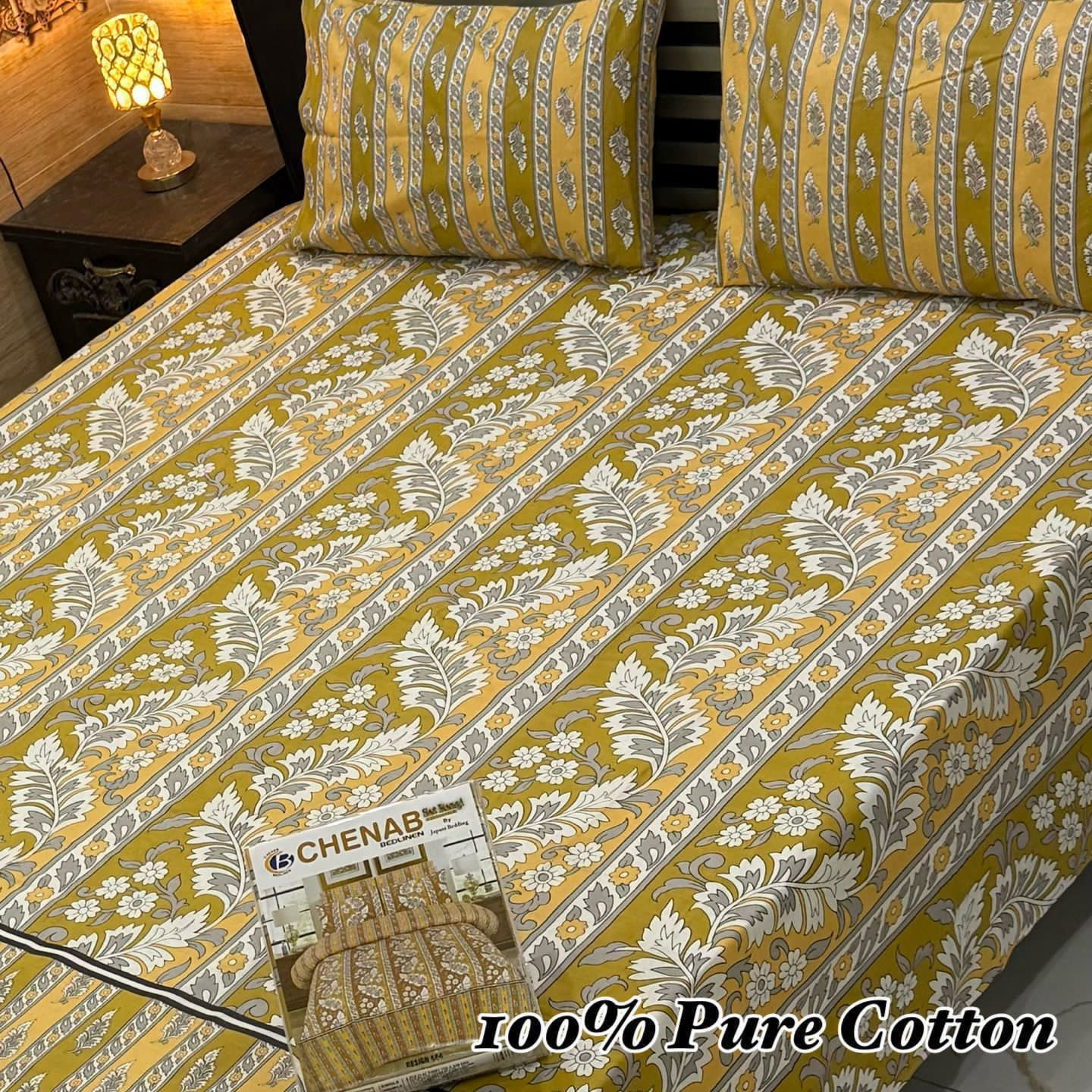 Premium Cotton Bedsheet Set (3PC)