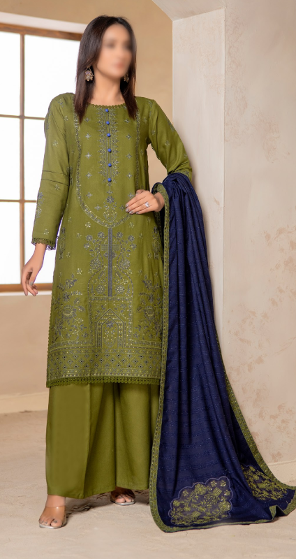 Fantak — SARGOSHI Vol.02 | 3 Piece Luxury Dhanak Embroidered Suit