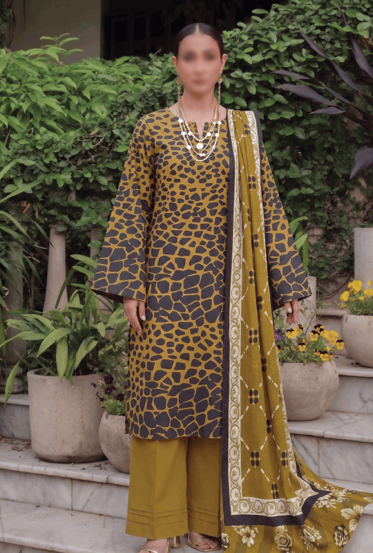FANTAK COCO VOL 313 DIGITAL PRINT PREMIUM LAWN BRANDED 3PCS UNSTITCHED SUIT