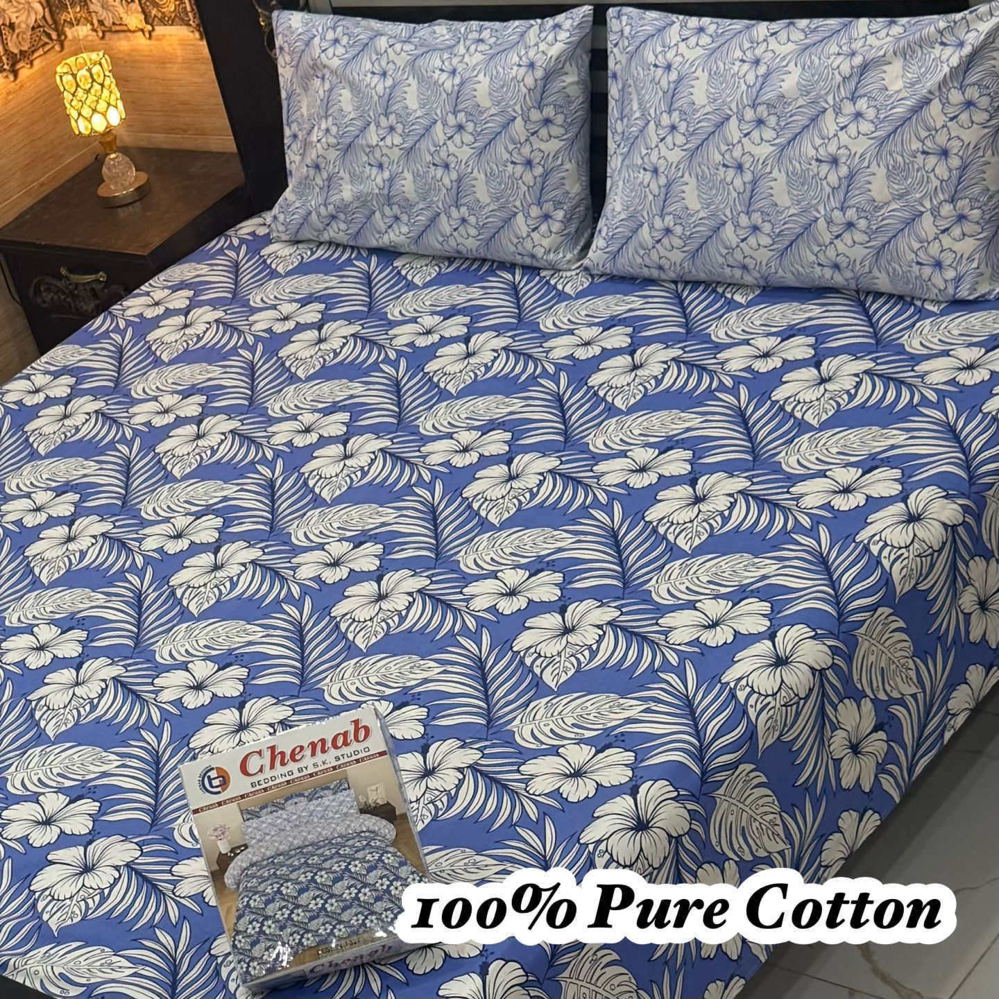 Premium Cotton Bedsheet Set (3PC)