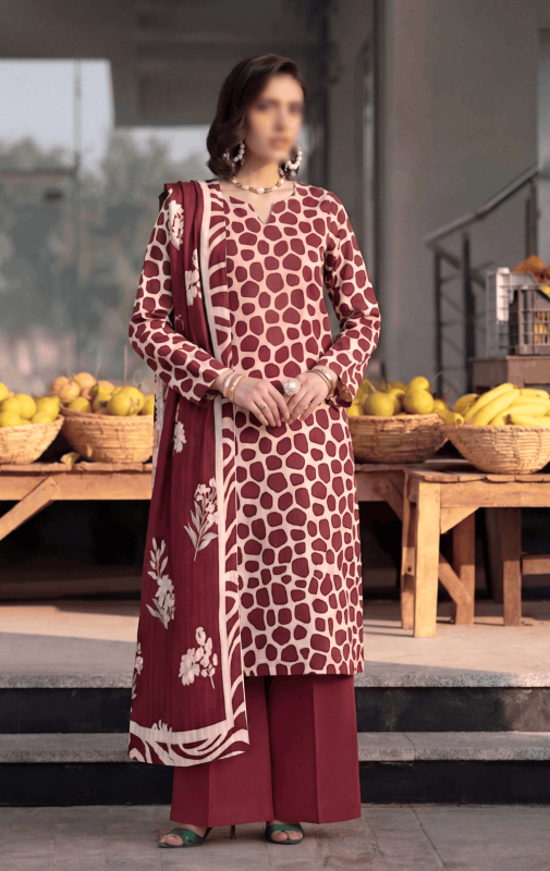 FANTAK Sapphire Vol 310 Digital Print Slub Lawn Unstitched 3Pcs Suit
