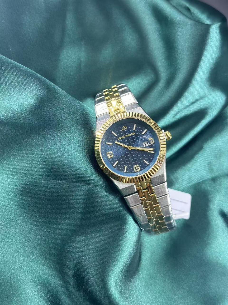 DP Fluted Bezel Stainless Steel Luxury Watch