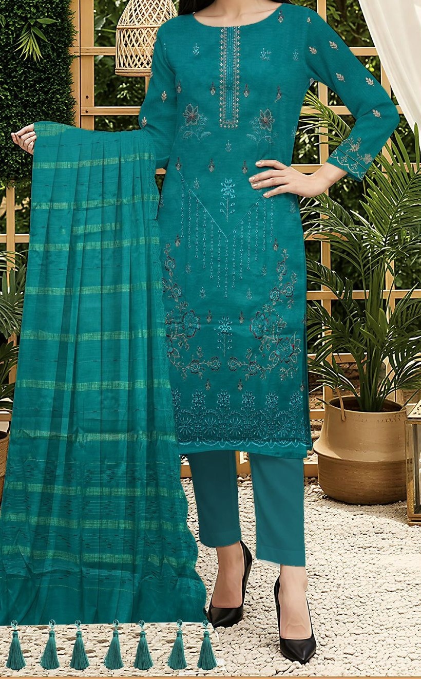 Hussan E Jana | RPL Luxury Lawn Bana Dora 3 Piece Suit