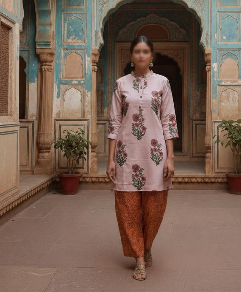 2PC Cotton Printed Co-Ord Set