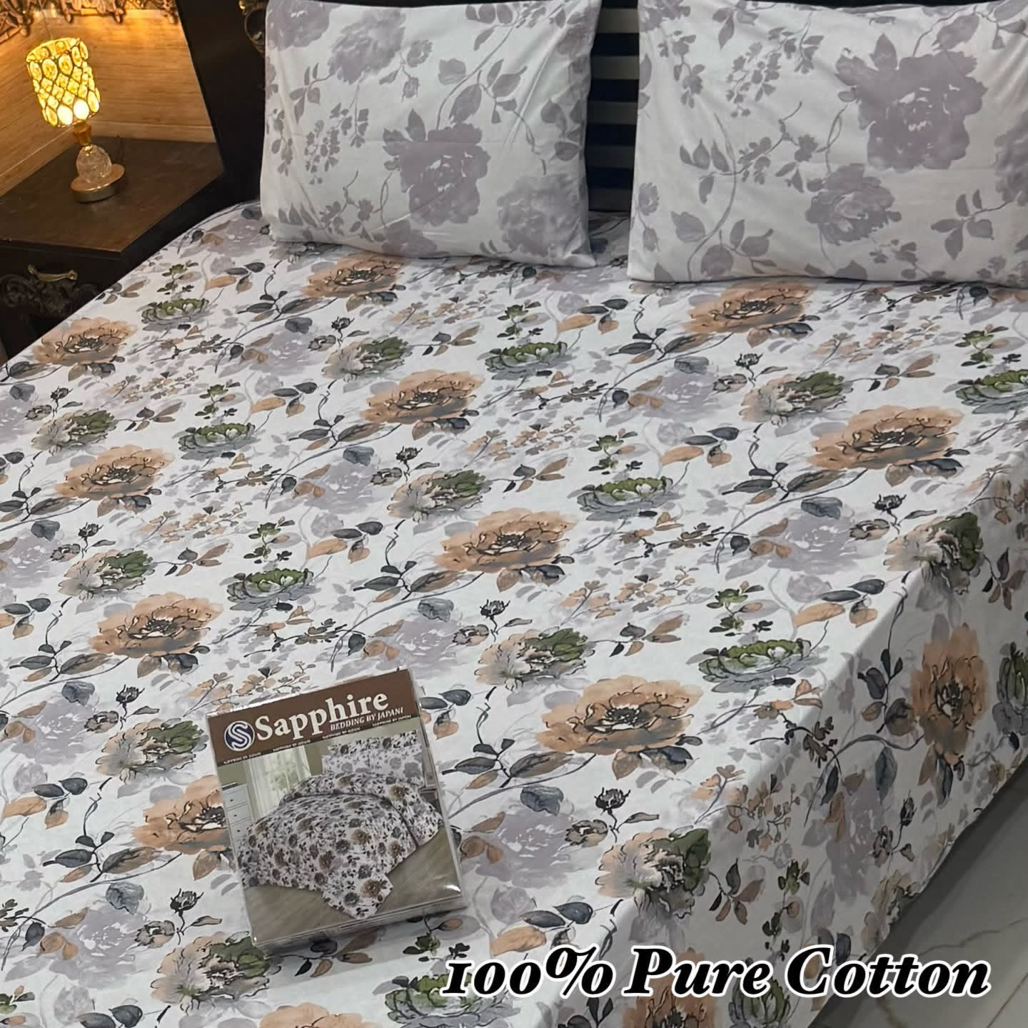 Premium Cotton Bedsheet Set (3PC)