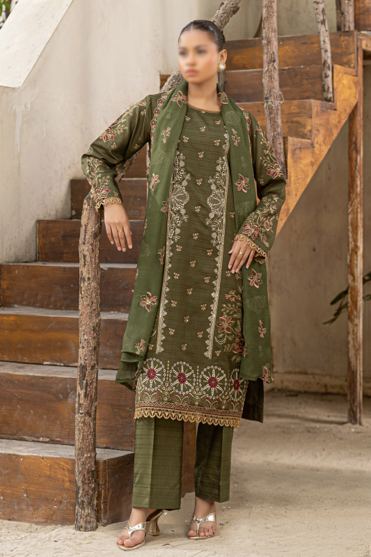 Fantak — AURA Vol.01 | 3 Piece Luxury Doriya Viscose Embroidered Suit