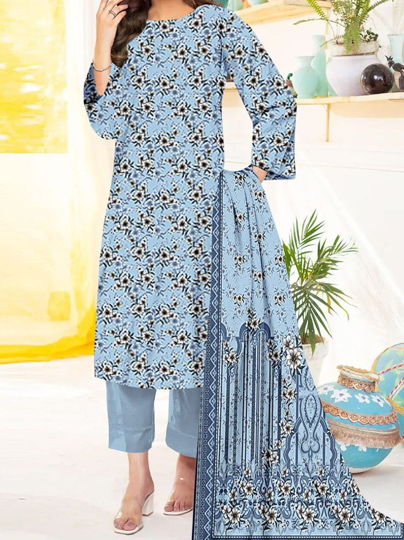 Digital Mother Tana Dora Printed Collection Lawn 3Pcs Suit