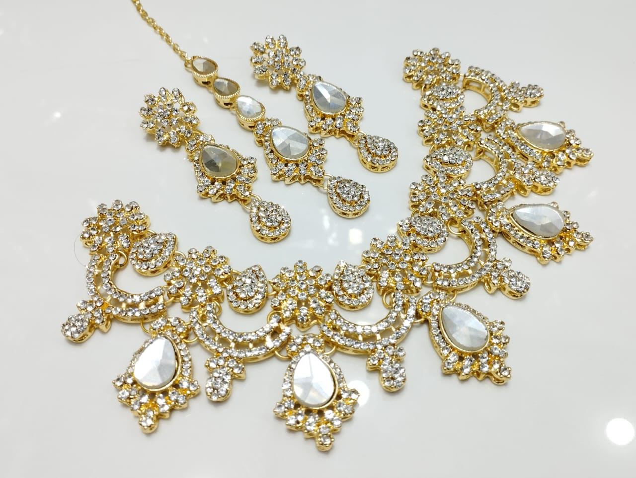 Kundan Stone Necklace Set