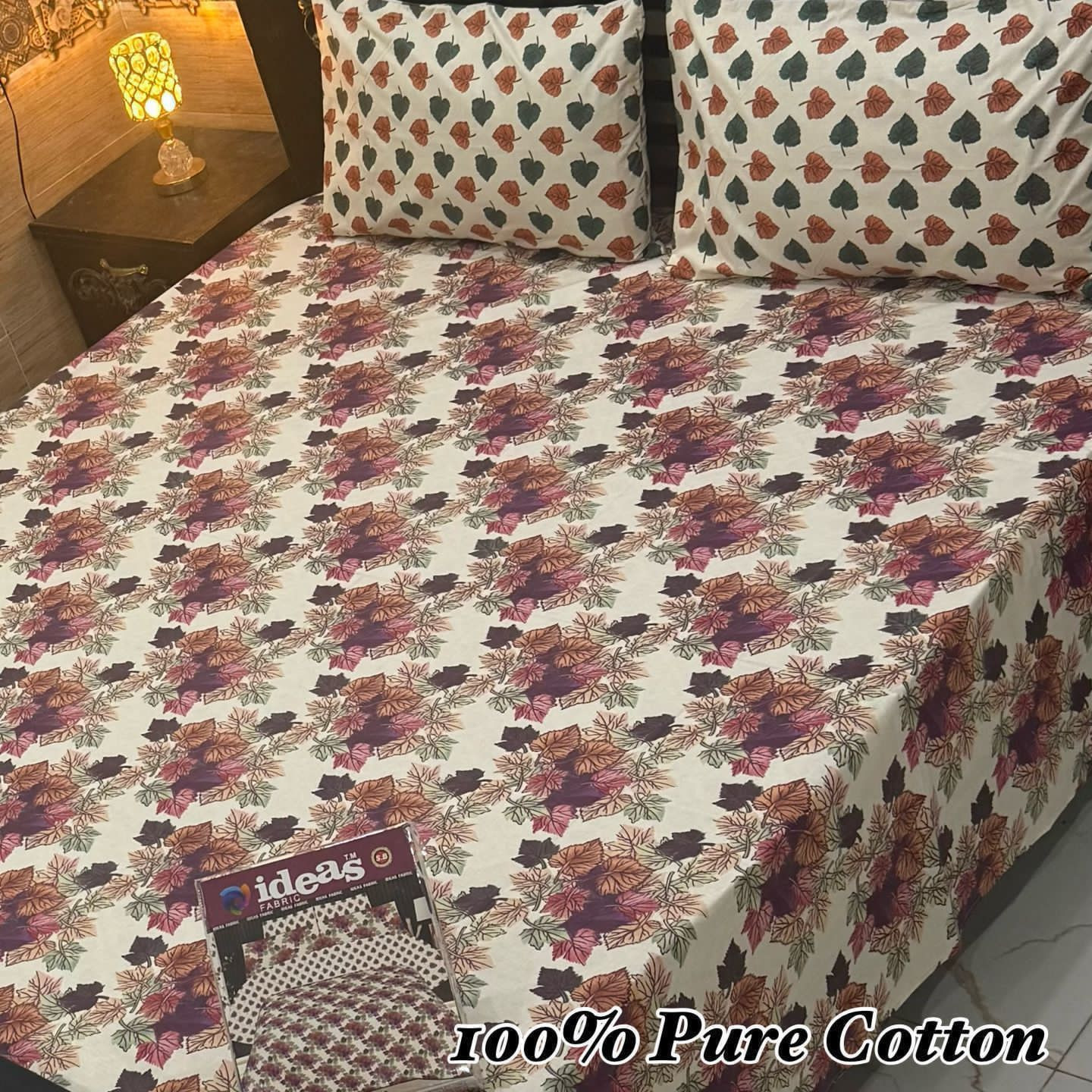 Premium Cotton Bedsheet Set (3PC)