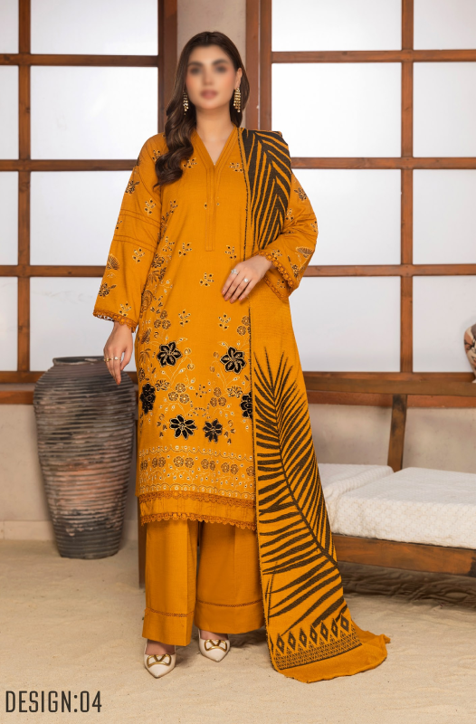 Fantak — VOGUE Vol.01 | Luxury Slub Dhanak Embroidered