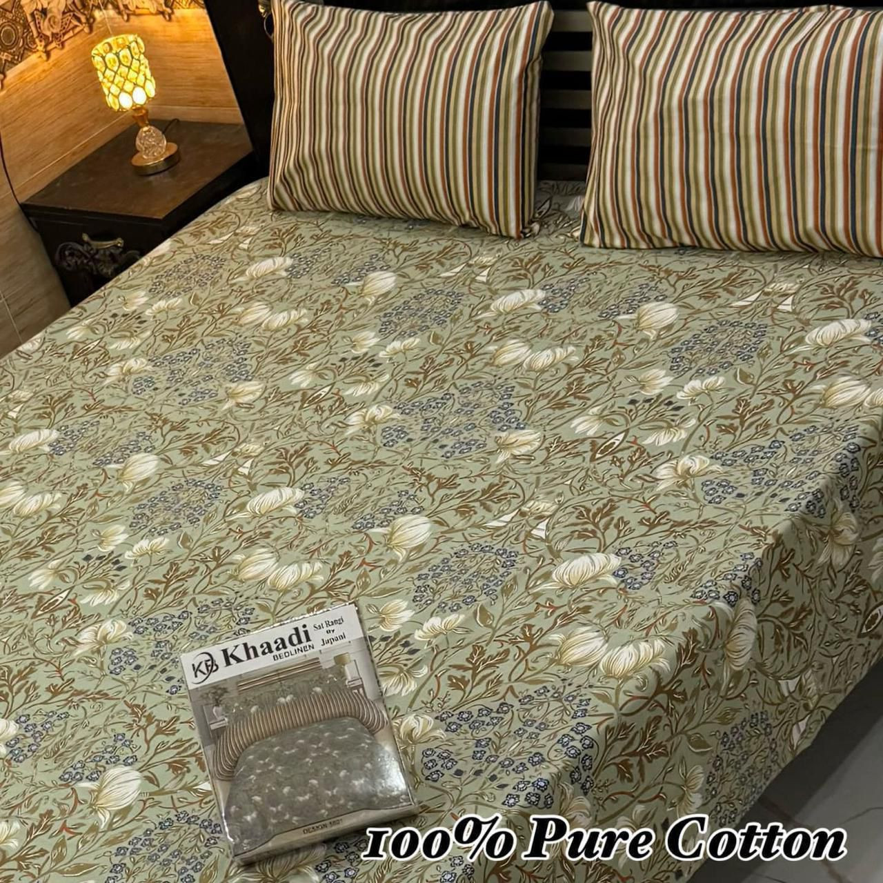 Premium Cotton Bedsheet Set (3PC)