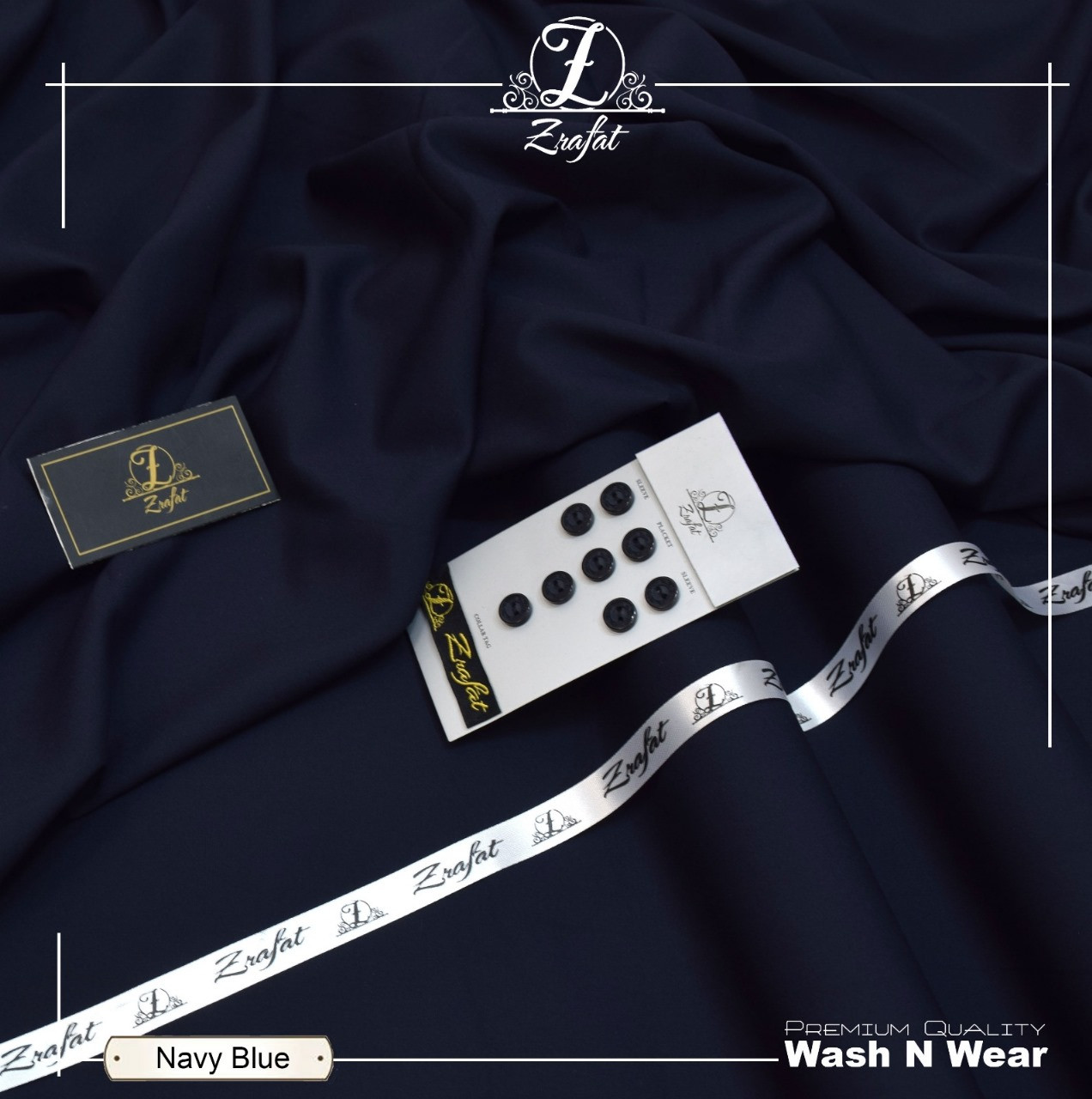 Zrafat Unstitched Wash & Wear Suit