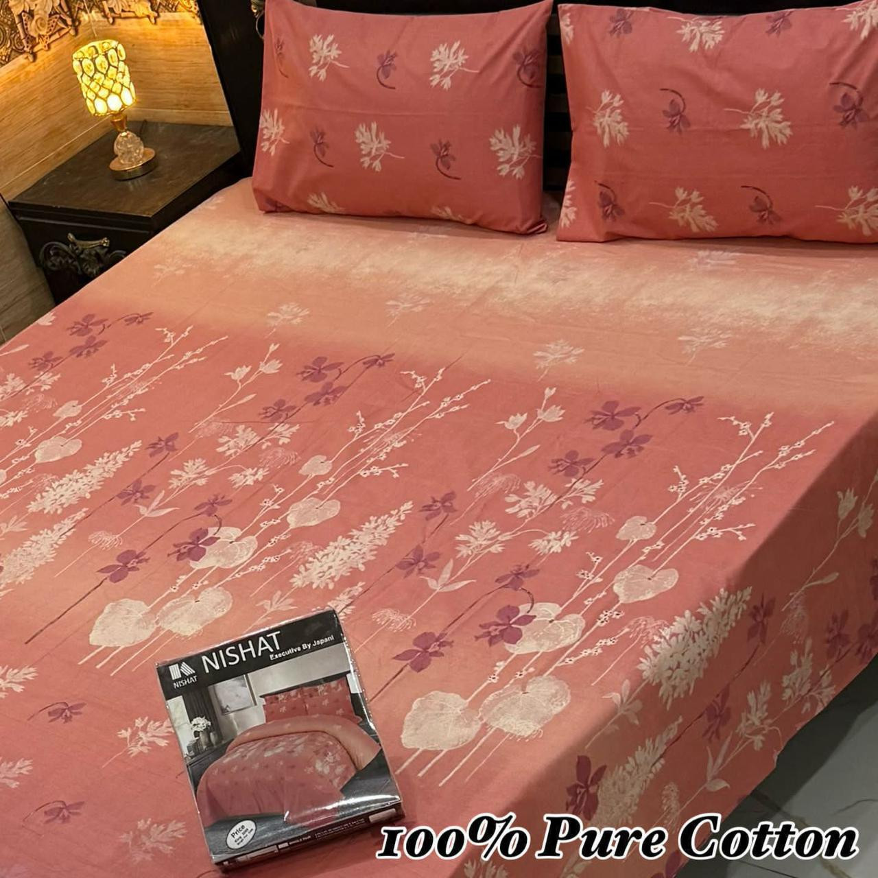 Premium Cotton Bedsheet Set (3PC)
