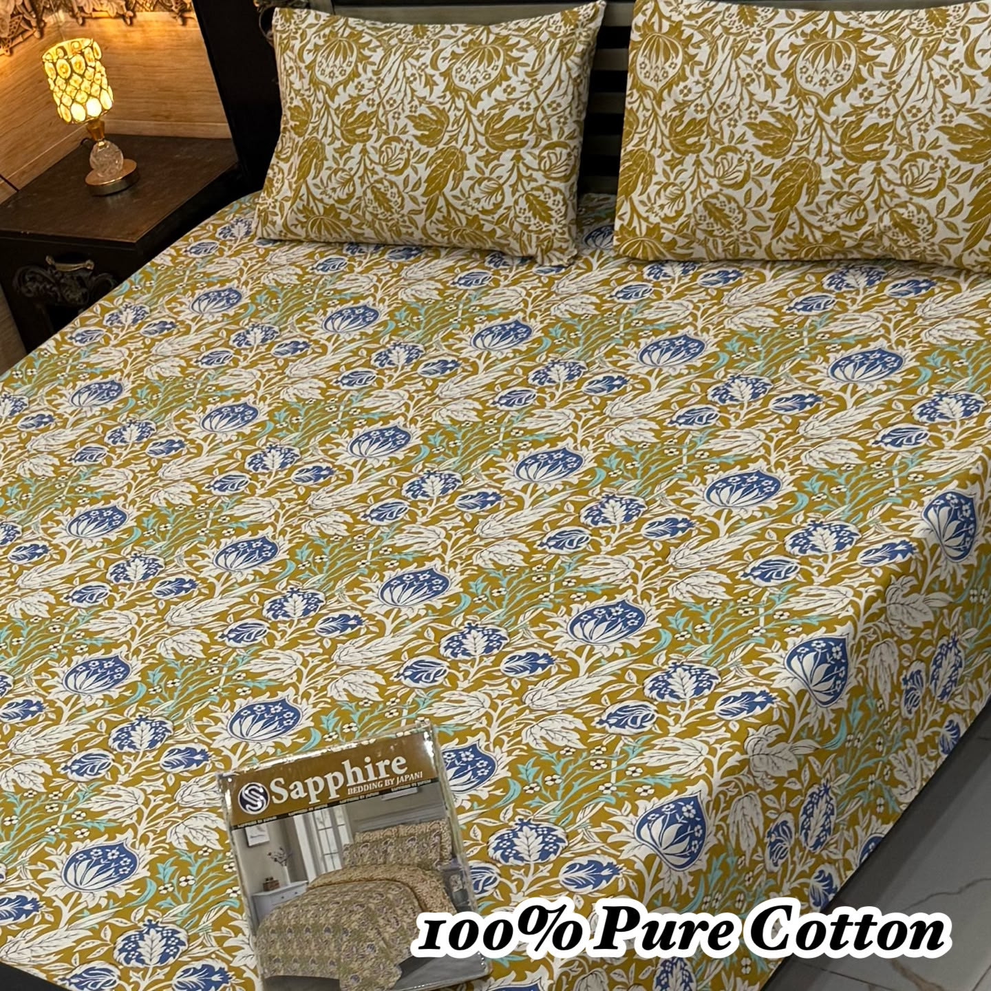 Premium Cotton Bedsheet Set (3PC)