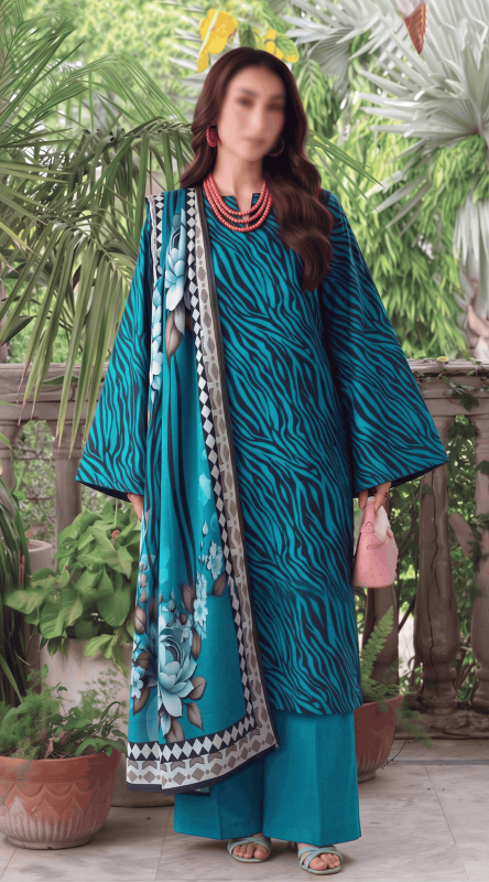 FANTAK COCO VOL 313 DIGITAL PRINT PREMIUM LAWN BRANDED 3PCS UNSTITCHED SUIT
