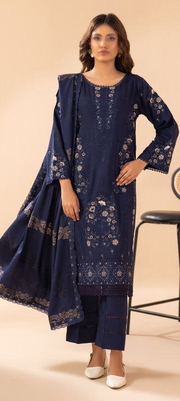 Fantak — TASSUR Vol.01 | 3 Piece Luxury Fancy Doriya Viscose Embroidered Suit