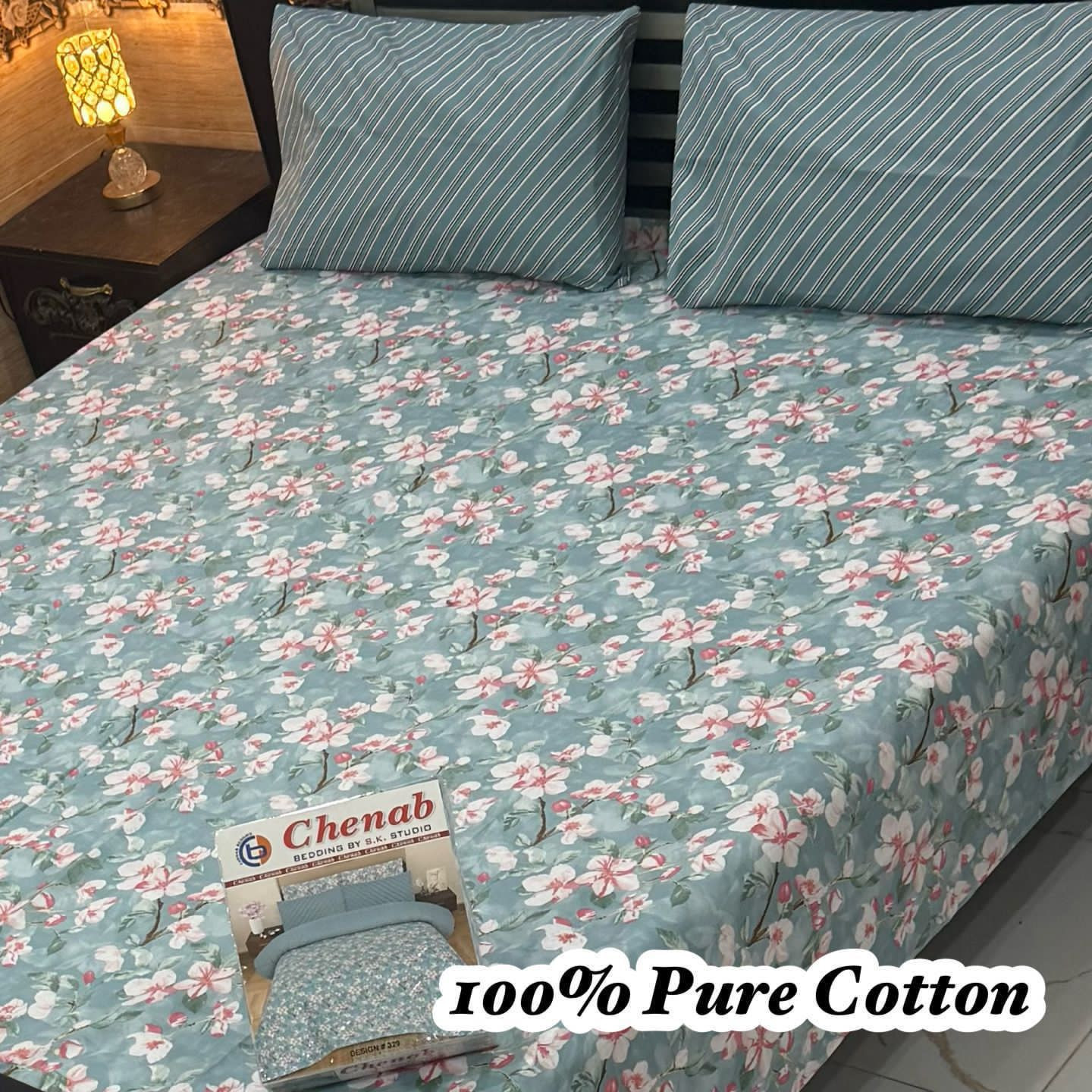 Premium Cotton Bedsheet Set (3PC)