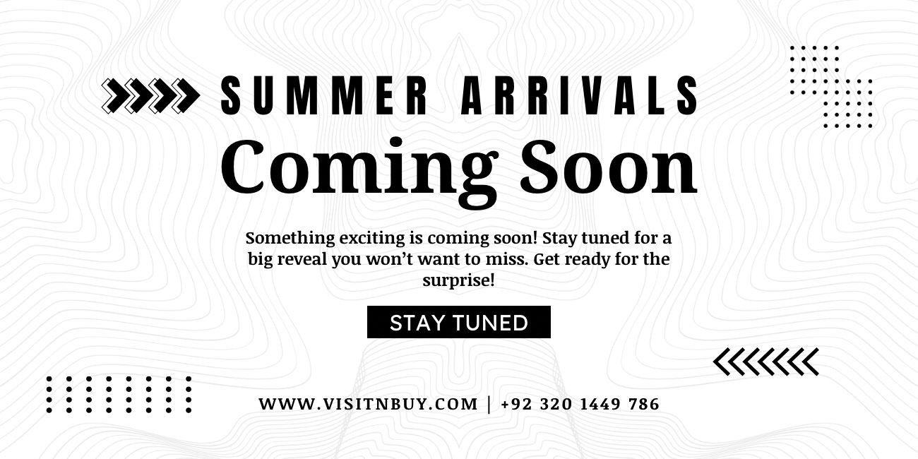 Stay Tuned! Summer Collection Coming Soon