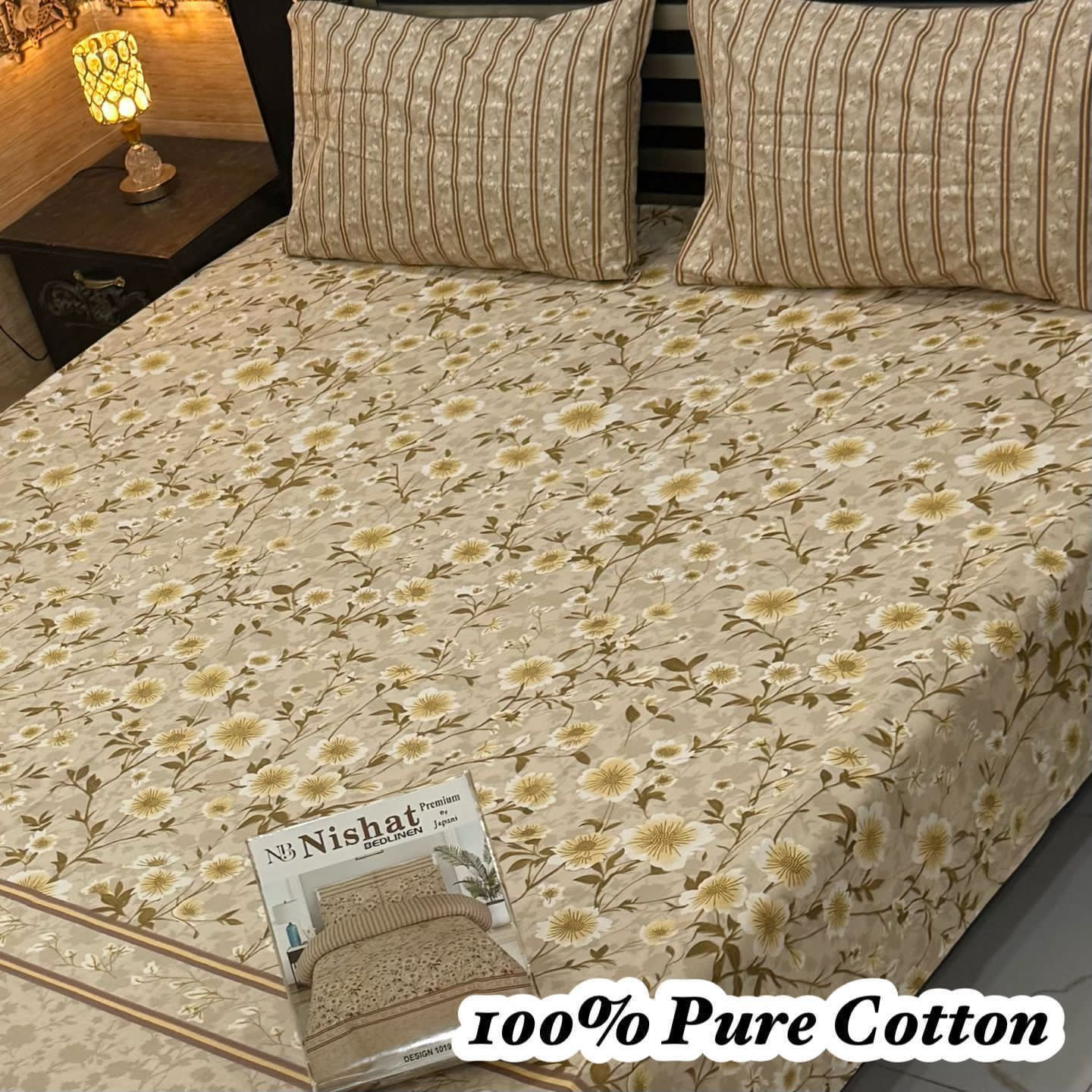 Premium Cotton Bedsheet Set (3PC)