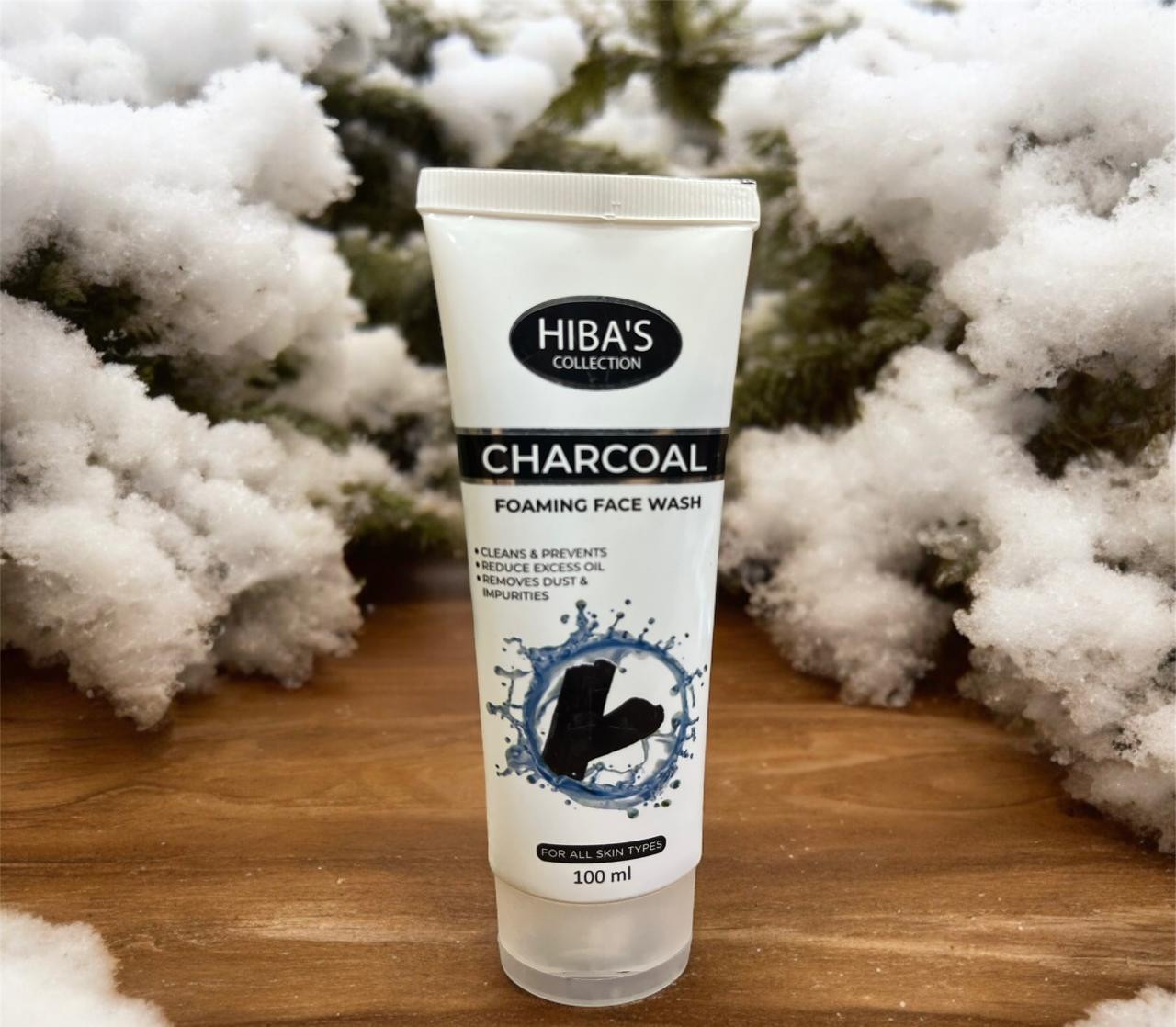 Hiba’s Collection Charcoal Foaming Face Wash – 100ml