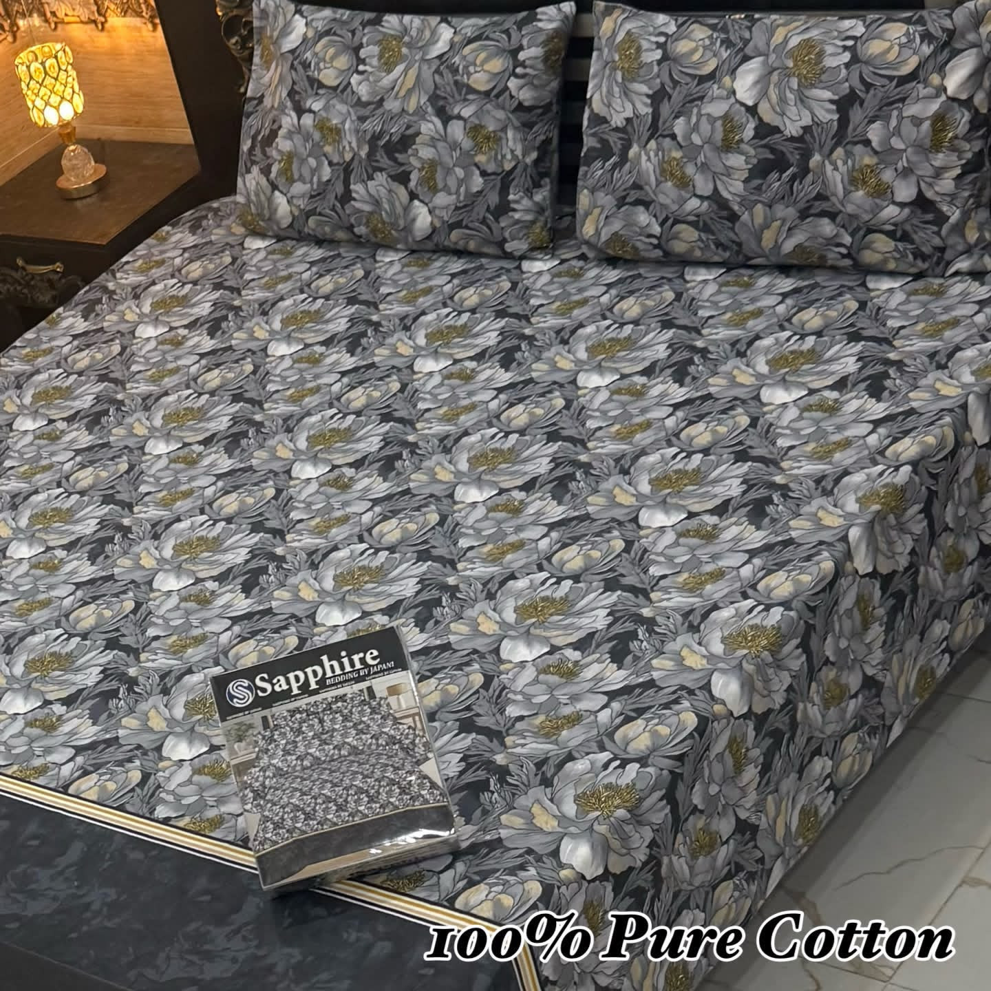 Premium Cotton Bedsheet Set (3PC)