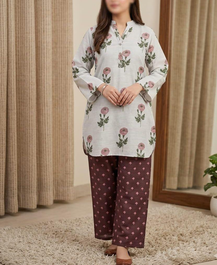 2PC Cotton Printed Co-Ord Set