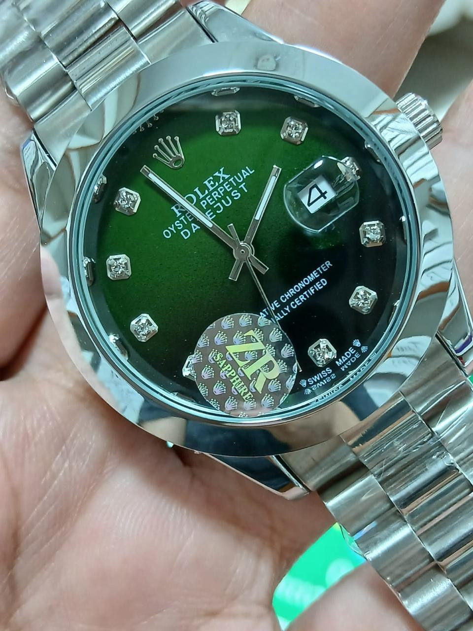 RLX Premium Date Watch – Two Tone & Silver Edition for Men