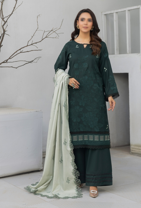 Fantak — SOHO Vol.01 | 3 Piece Luxury Dhanak Embroidered Suit