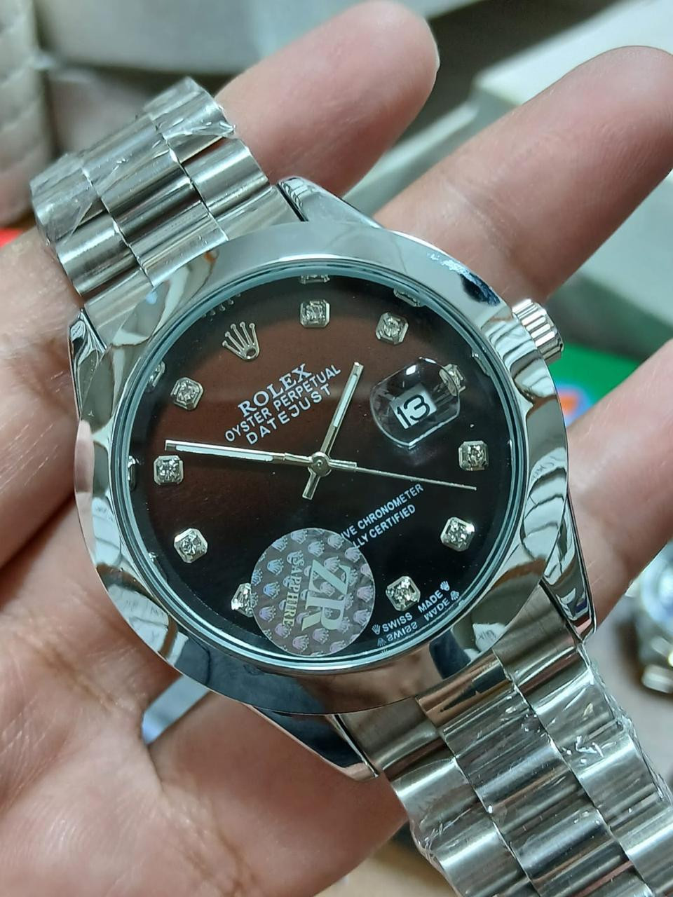 RLX Premium Date Watch – Two Tone & Silver Edition for Men