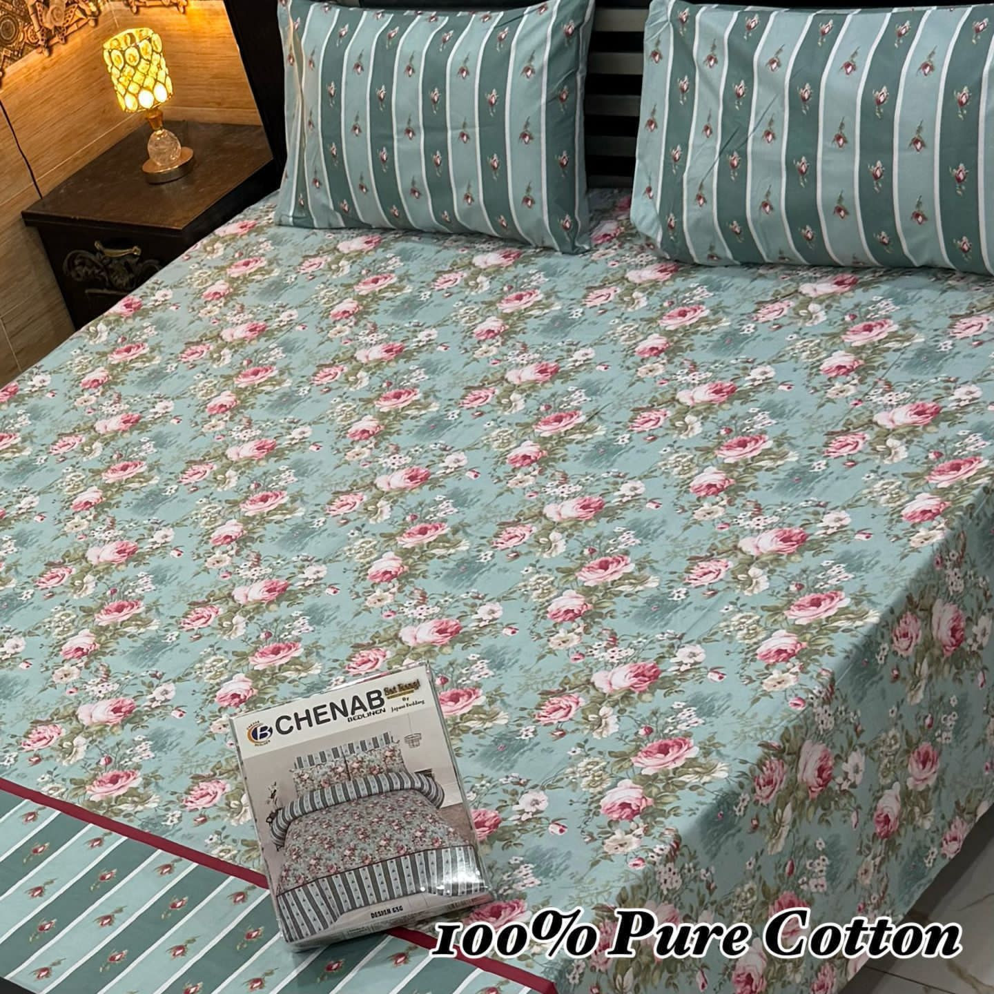 Premium Cotton Bedsheet Set (3PC)
