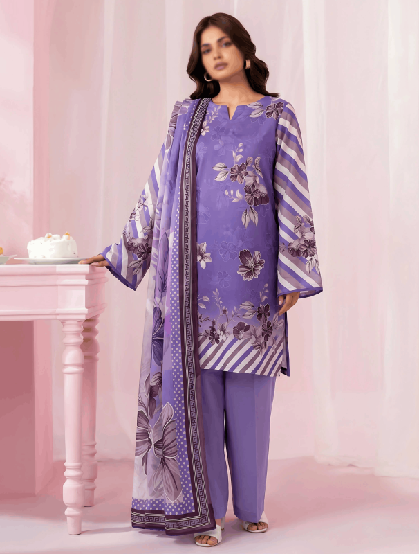 FANTAK EMERALD VOL 312 DIGITAL PRINT PREMIUM LAWN BRANDED 3PCS UNSTITCHED SUIT
