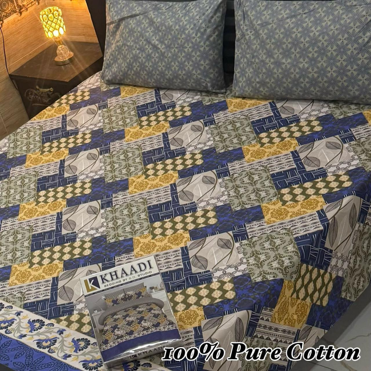 Premium Cotton Bedsheet Set (3PC)