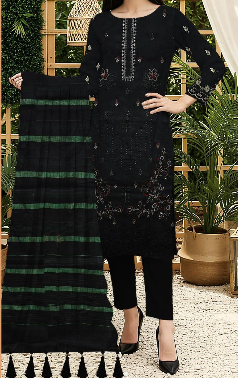 Hussan E Jana | RPL Luxury Lawn Bana Dora 3 Piece Suit