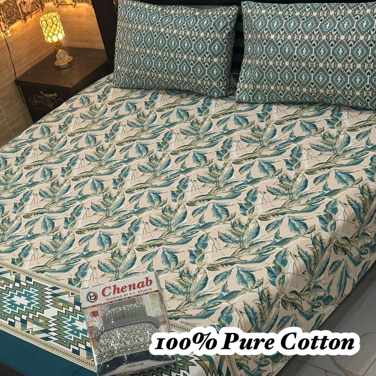 Premium Cotton Bedsheet Set (3PC)