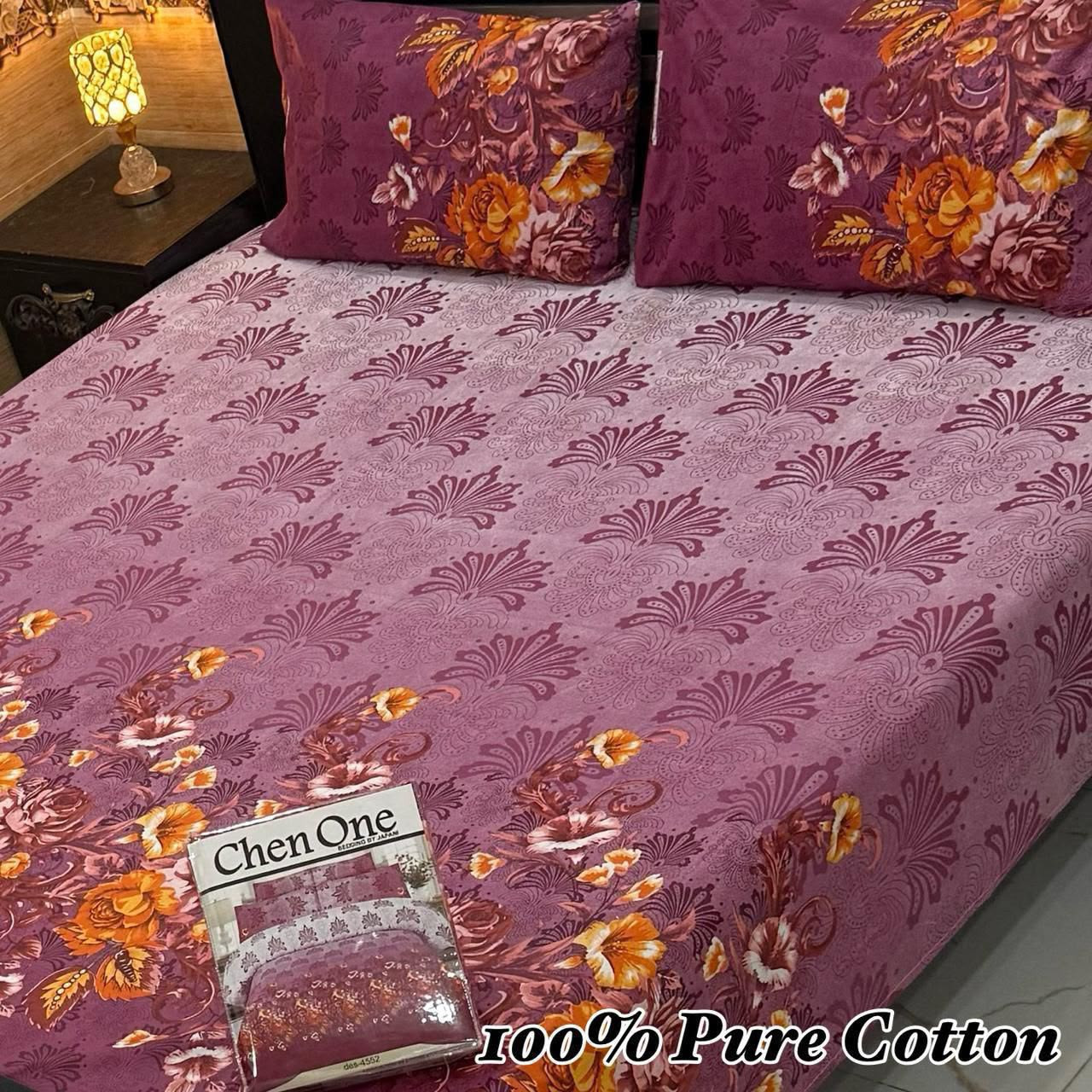 Premium Cotton Bedsheet Set (3PC)