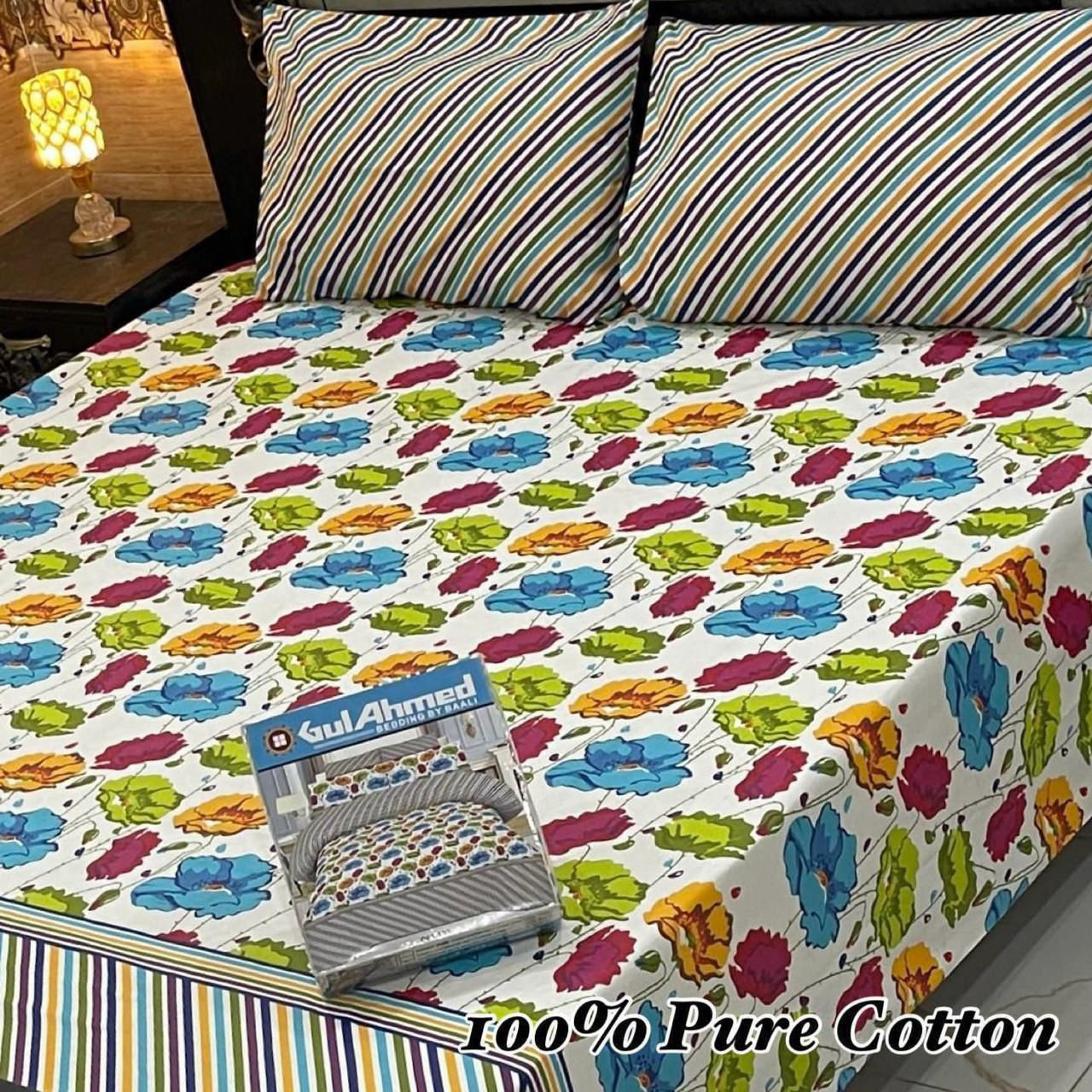 Premium Cotton Bedsheet Set (3PC)