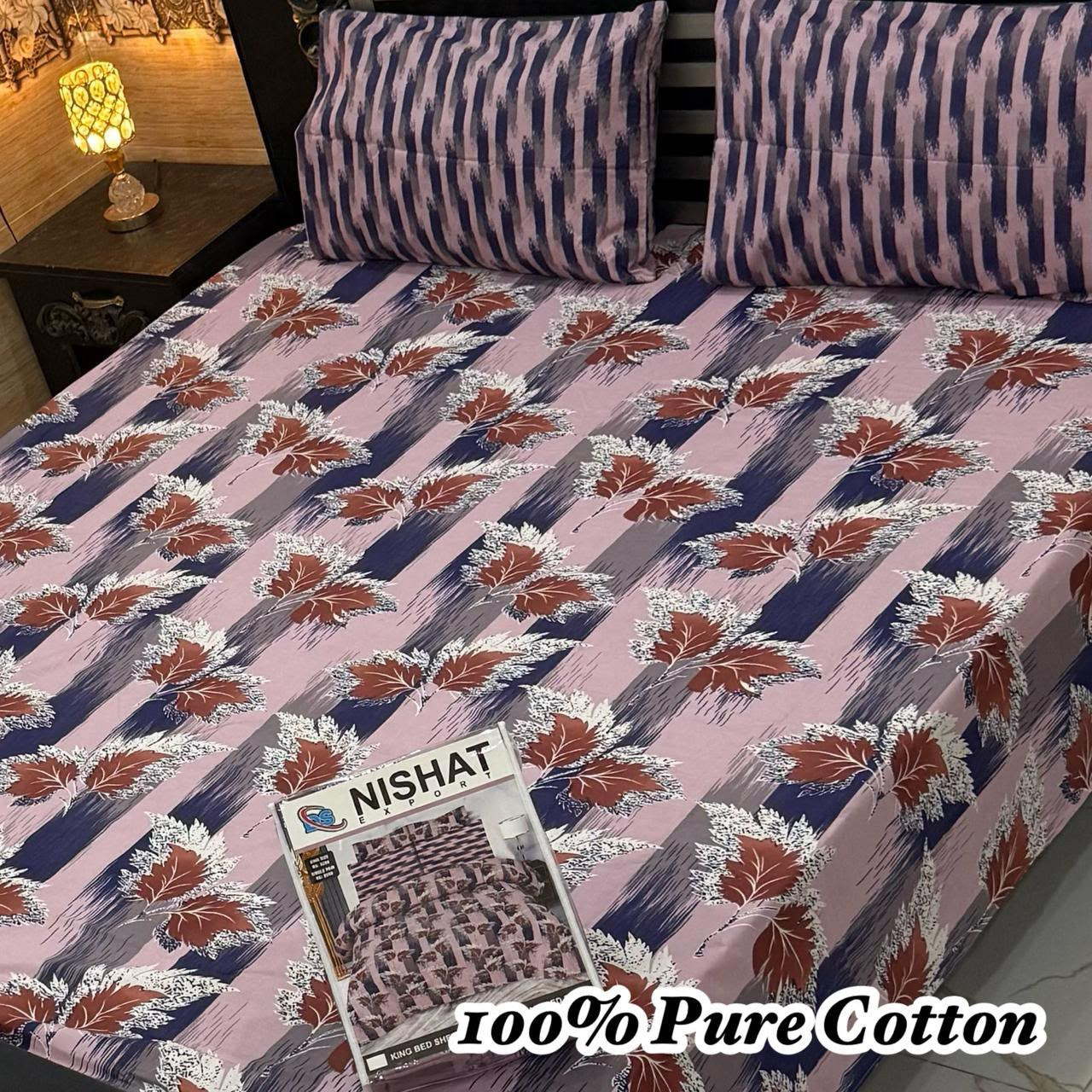 Premium Cotton Bedsheet Set (3PC)