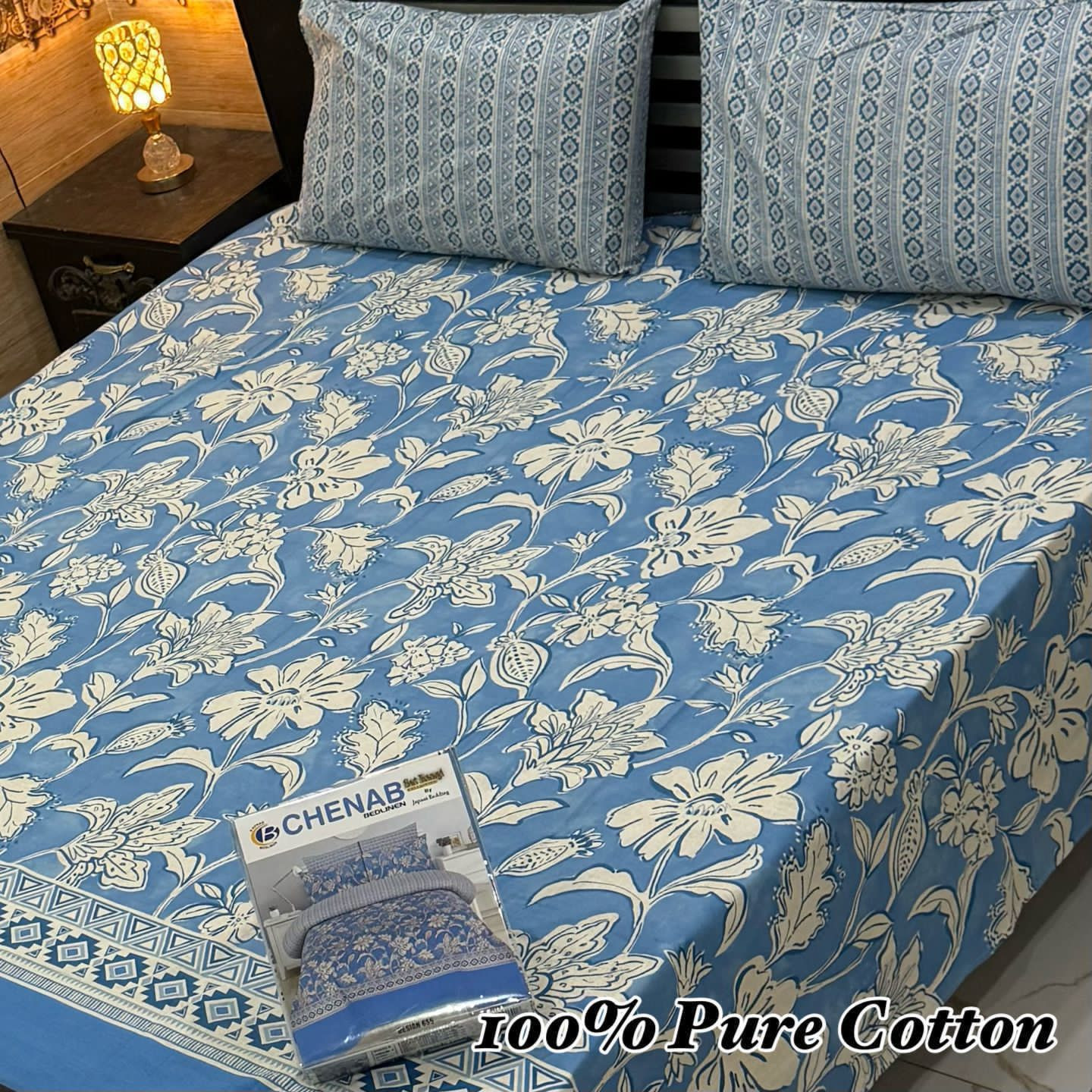 Premium Cotton Bedsheet Set (3PC)