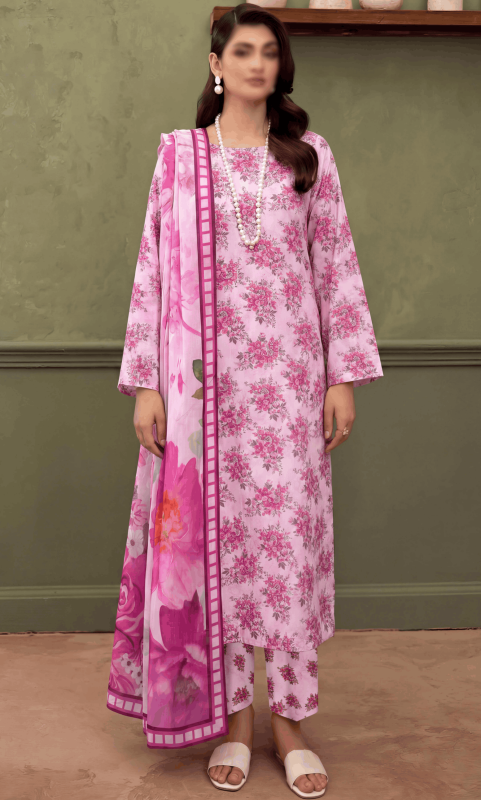 FAANTAK CHIC Vol 198 Digital Print Premium Lawn Unstitched 3Pcs Suit