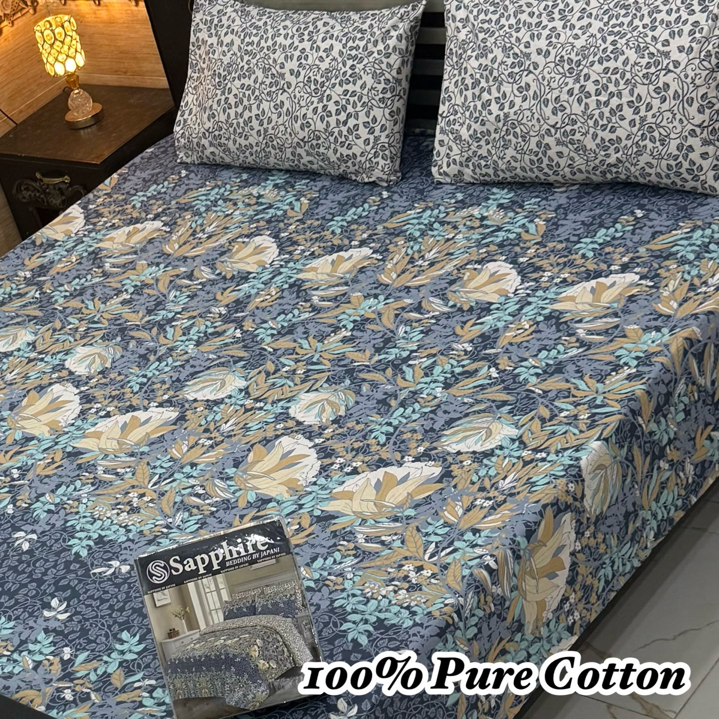 Premium Cotton Bedsheet Set (3PC)