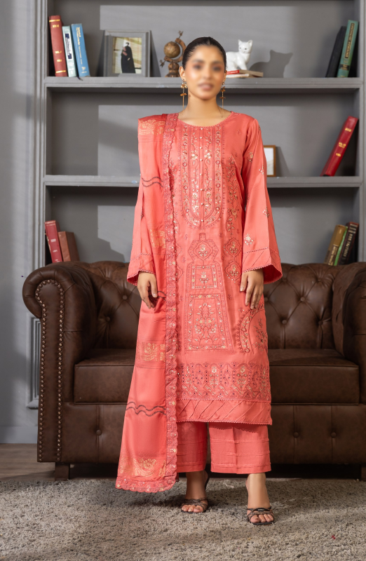 Fantak — TASSUR Vol.02 | Luxury Fancy Doriya Viscose Embroidered Suit