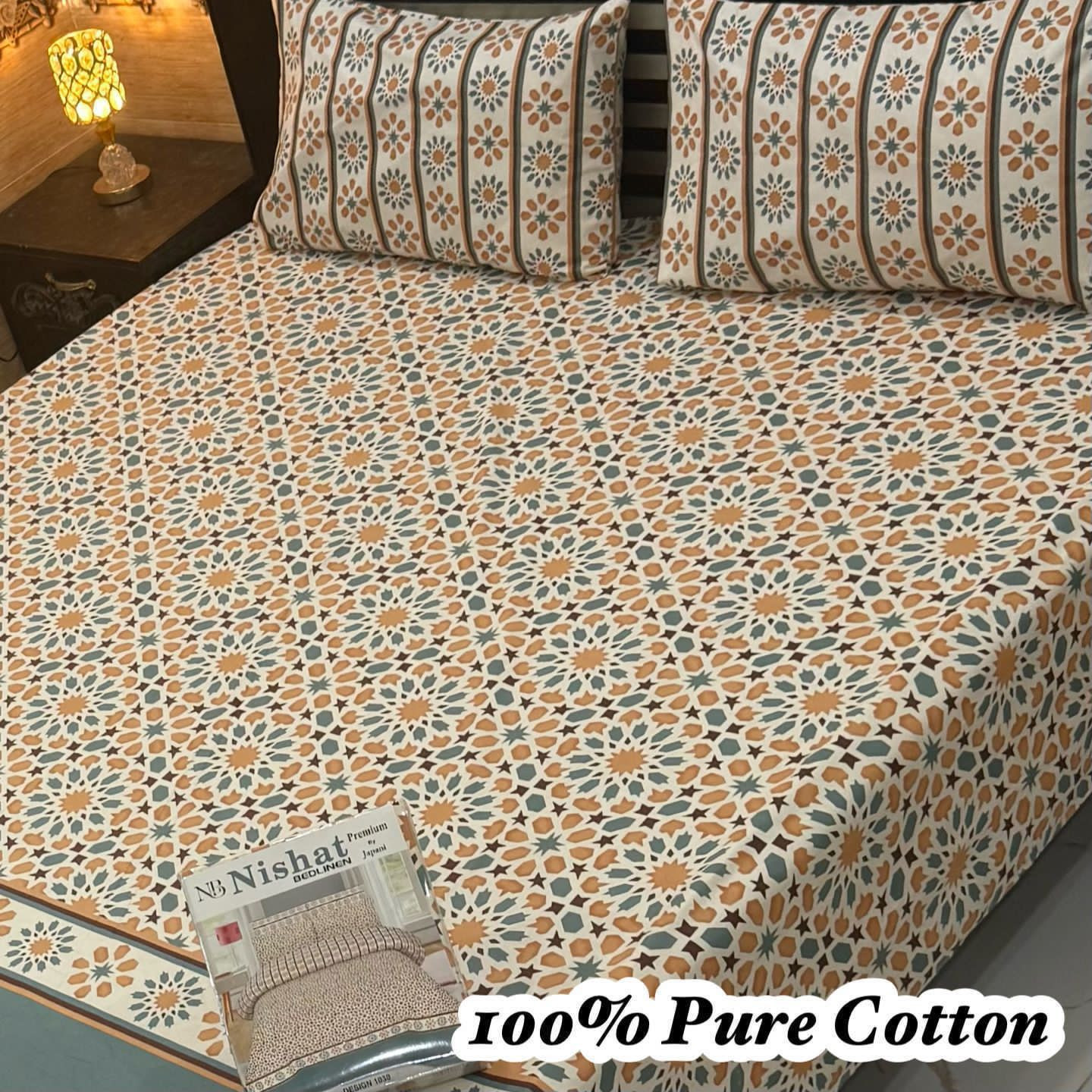 Premium Cotton Bedsheet Set (3PC)