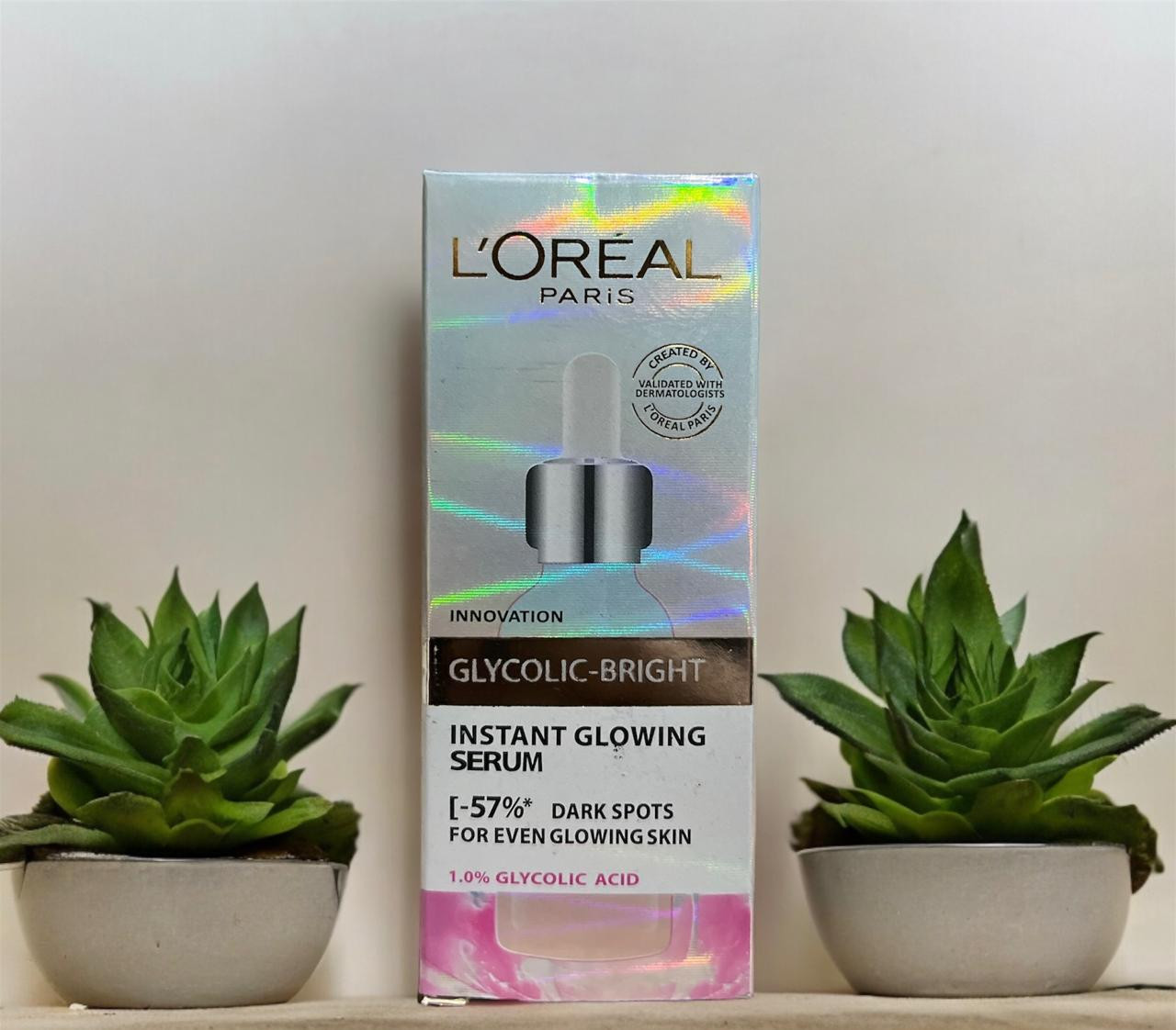 LOREAL PARIS GLYCOLIC BRIGHT FACE SERUM 30ML