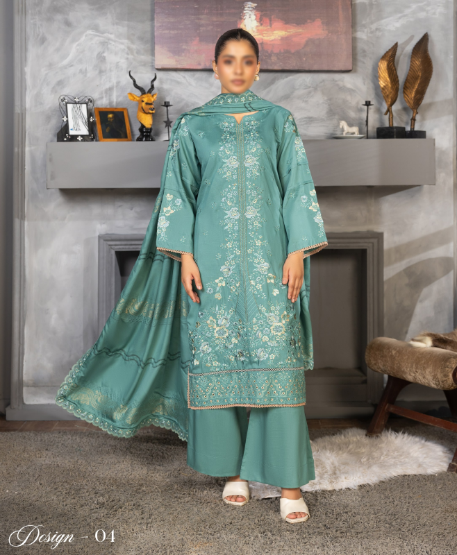 Fantak — TASSUR Vol.02 | Luxury Fancy Doriya Viscose Embroidered Suit