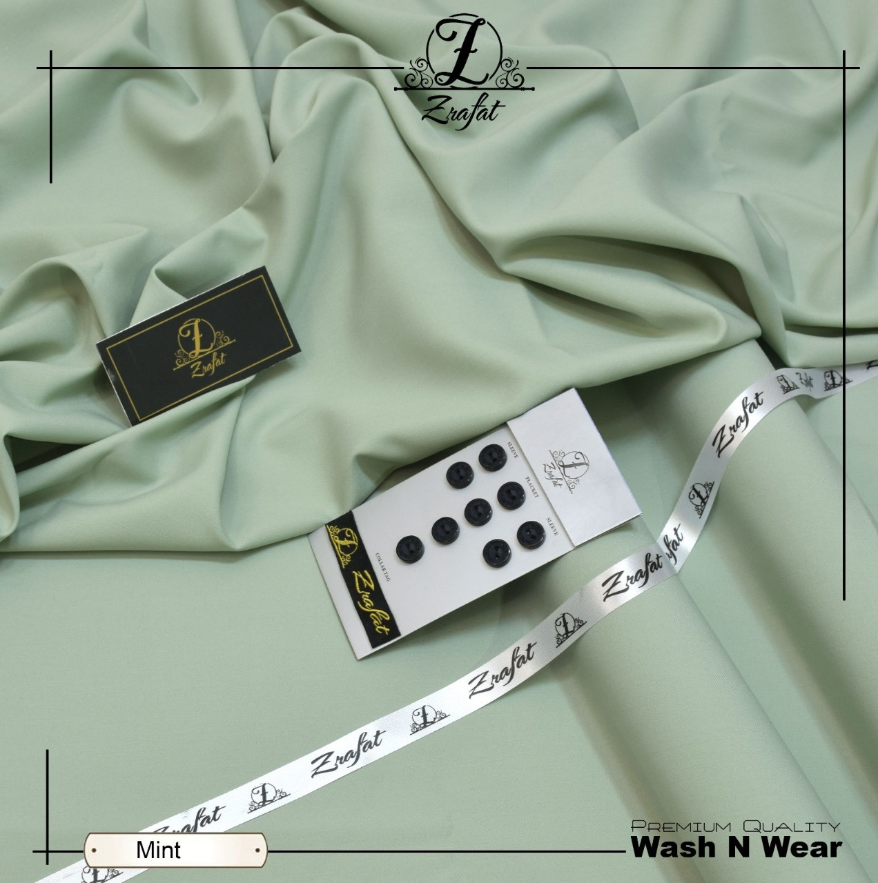 Zrafat Unstitched Wash & Wear Suit